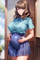  1girls ai_generated incest incest_pregnancy mave_vame pregnant sister stable_diffusion 